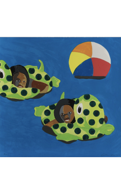 Derrick Adams, Turtle Floats, 2017 Derrick Adams, Turtle Floats, 2017