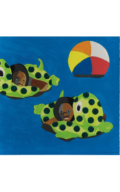 Derrick Adams, Turtle Floats, 2017 Derrick Adams, Turtle Floats, 2017