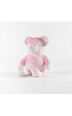 Daniel Arsham, Cracked Bear (Pink), 2019 Daniel Arsham, Cracked Bear (Pink), 2019