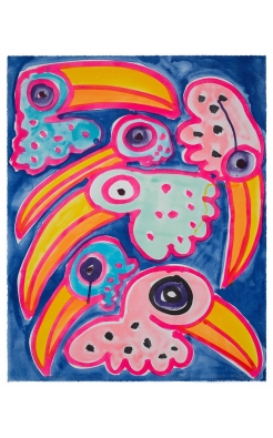 Katherine Bernhardt, Toco Toucan, 2020 Katherine Bernhardt, Toco Toucan, 2020