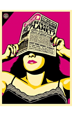 Shepard Fairey, Global Warning - Andy Warhol Edition, 2009 Shepard Fairey, Global Warning - Andy Warhol Edition, 2009