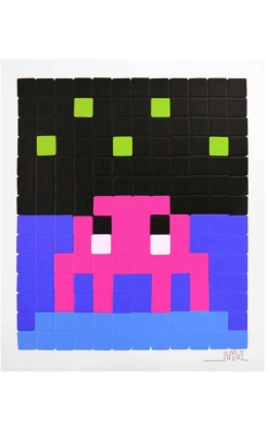 Invader, Space One (Pink), 2013 Invader, Space One (Pink), 2013