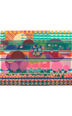 Beatriz Milhazes, Purple Dahlia, 2015 Beatriz Milhazes, Purple Dahlia, 2015