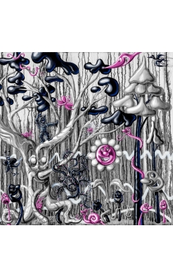 Kenny Scharf, Furungle (Black), 2021 Kenny Scharf, Furungle (Black), 2021