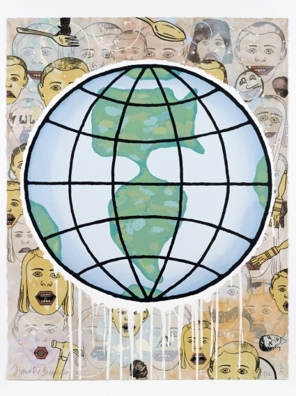 Donald Baechler, Globe Donald Baechler, Globe