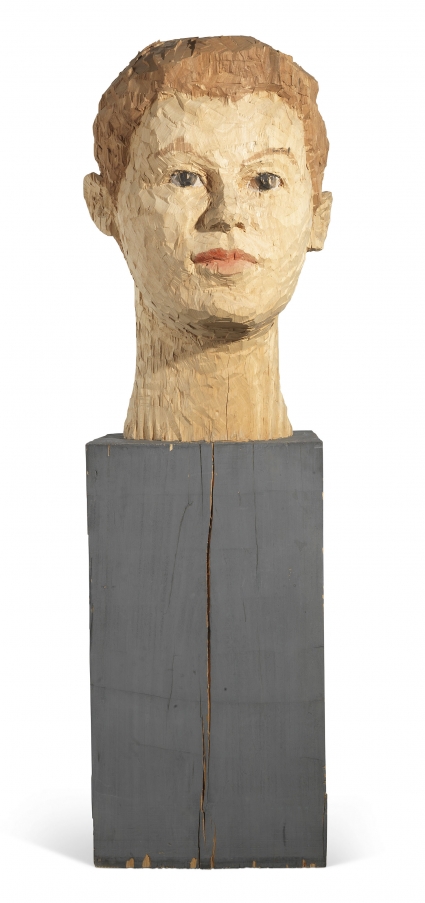 Stephen Balkenhol, Man's Head Stephen Balkenhol, Man's Head