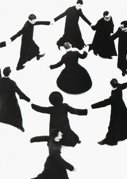 Mario Giacommelli, Priests in Snow Mario Giacommelli, Priests in Snow