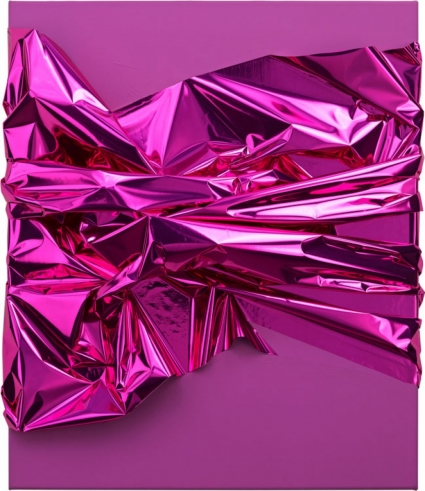 Anselm Reyle, Redpink Foil Anselm Reyle, Redpink Foil