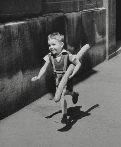 Willy Ronis, A Boy with a Baguette Willy Ronis, A Boy with a Baguette