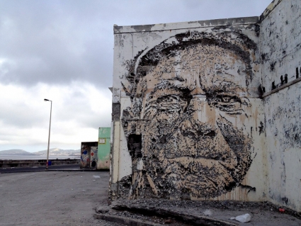 Vhils, Portugal Mural, 2013 Vhils, Portugal Mural, 2013