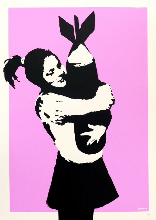 Banksy, Bomb Love, 2003 Banksy, Bomb Love, 2003