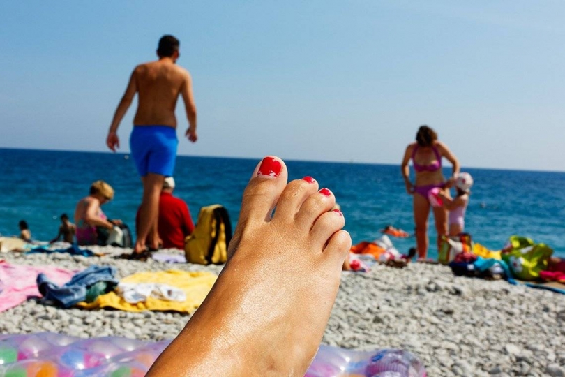 Martin Parr, Red Toe Nail Martin Parr, Red Toe Nail